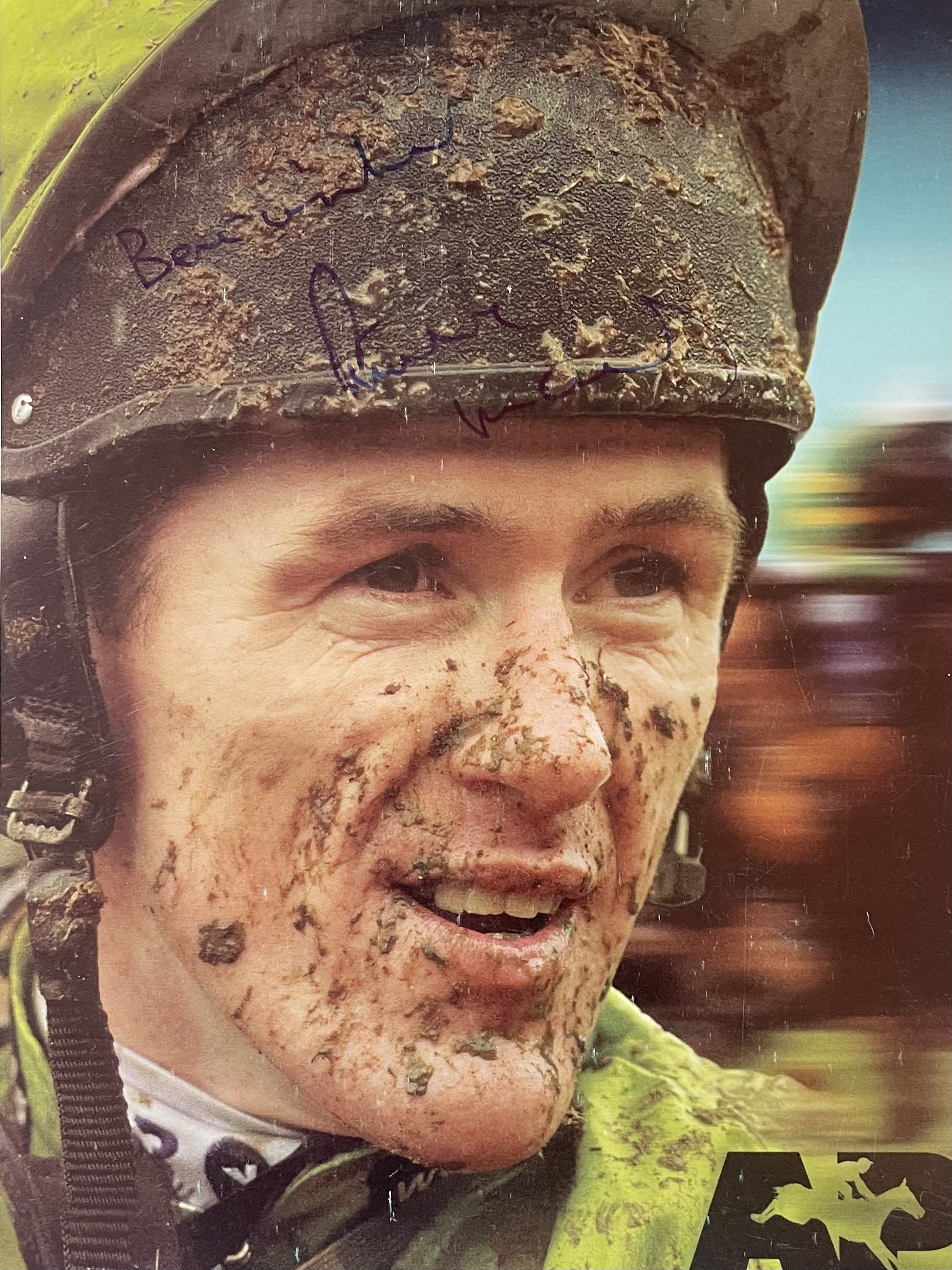 A.P. McCoy Signed Horse Racing Photograph – With COA