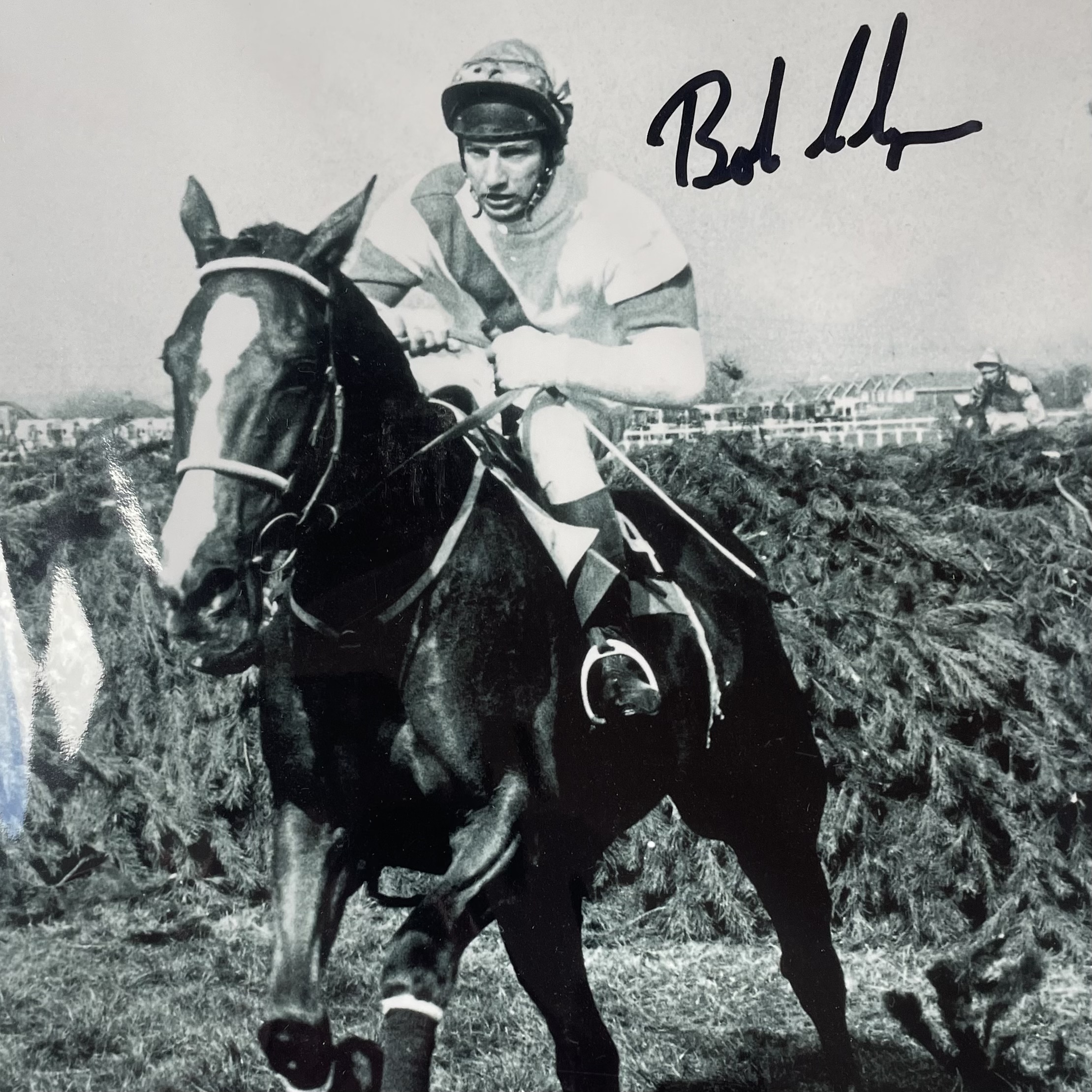 Bob Champion Signed Grand National Photograph – With COA
