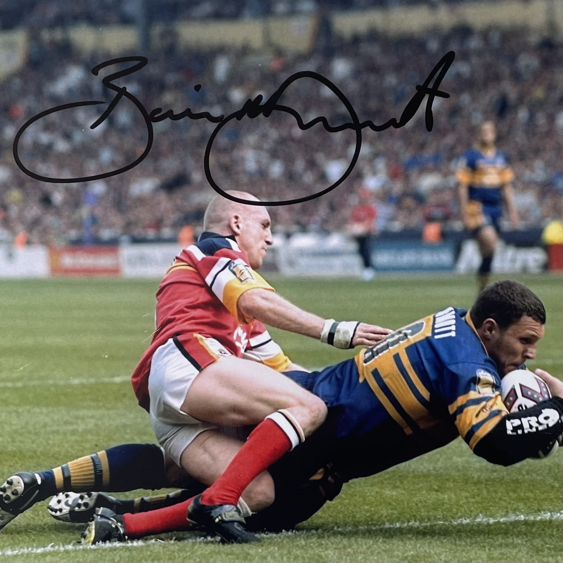 Brian McDermott Signed Bradford Bulls Rugby League Action Photograph – With COA