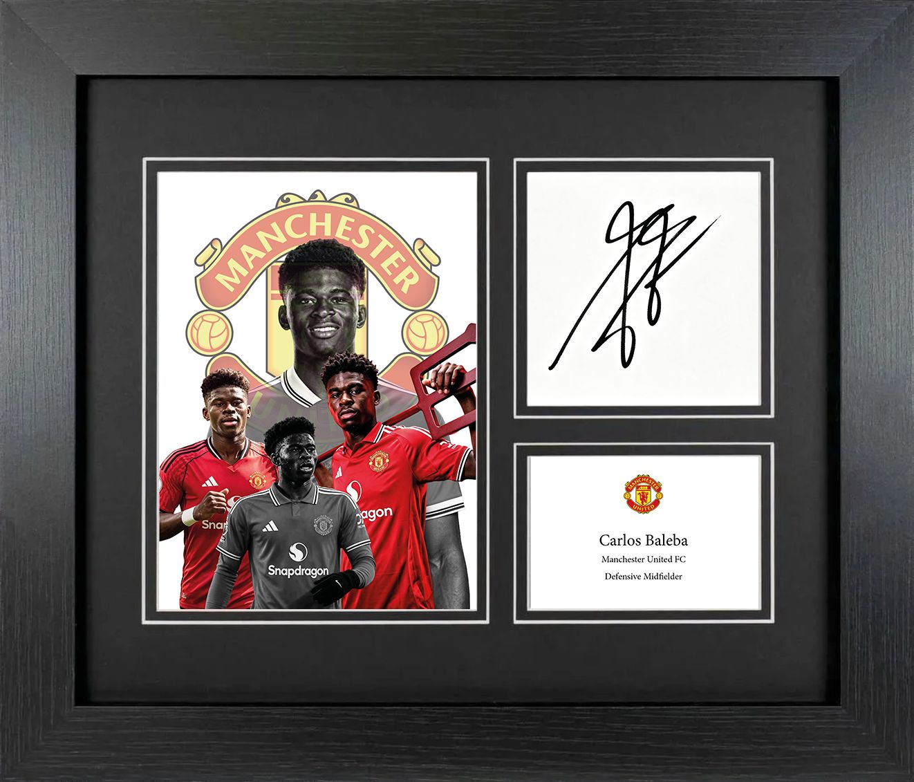 Carlos Baleba – Manchester United Framed Pre-Print