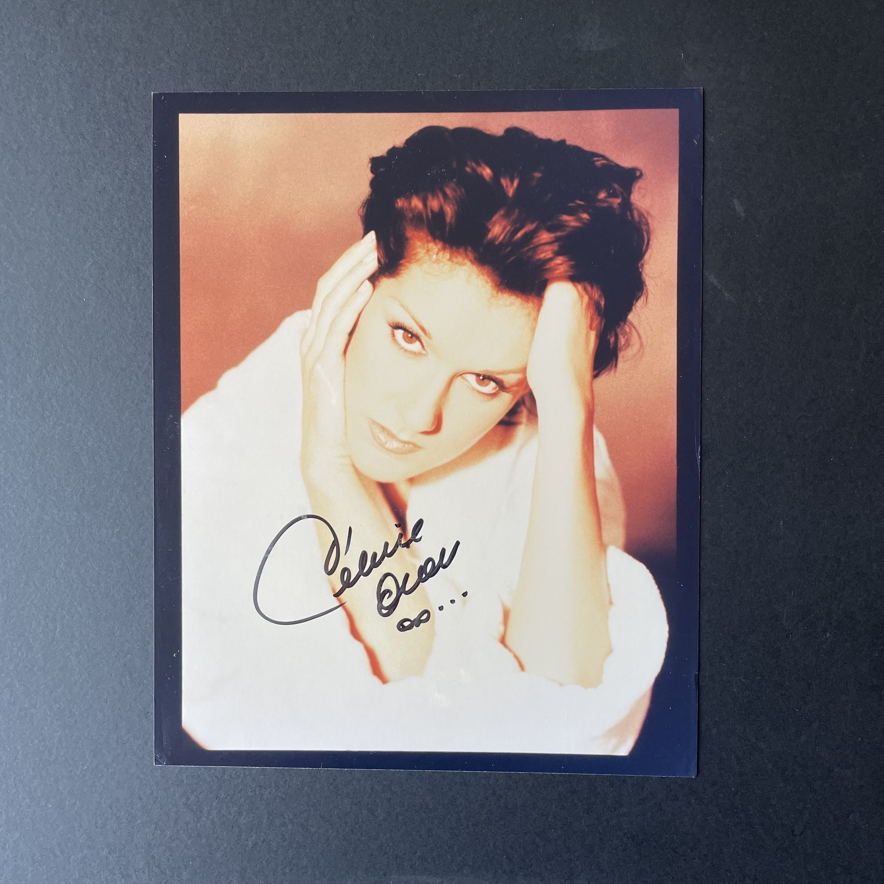 Celine Dion Hand Signed Photograph with Certificate of Authenticity