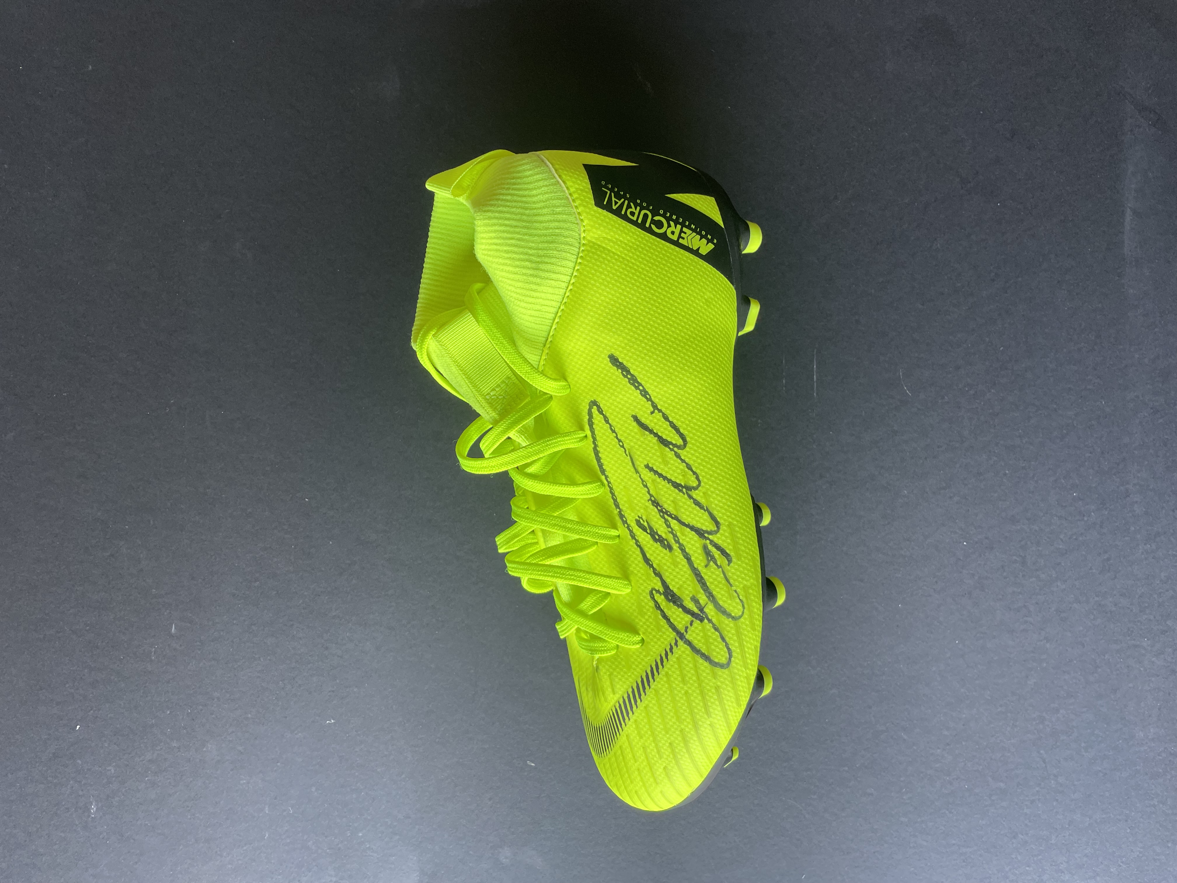 Cristiano Ronaldo Hand Signed Nike Mercurial Replica Football Boot with Certificate of Authenticity