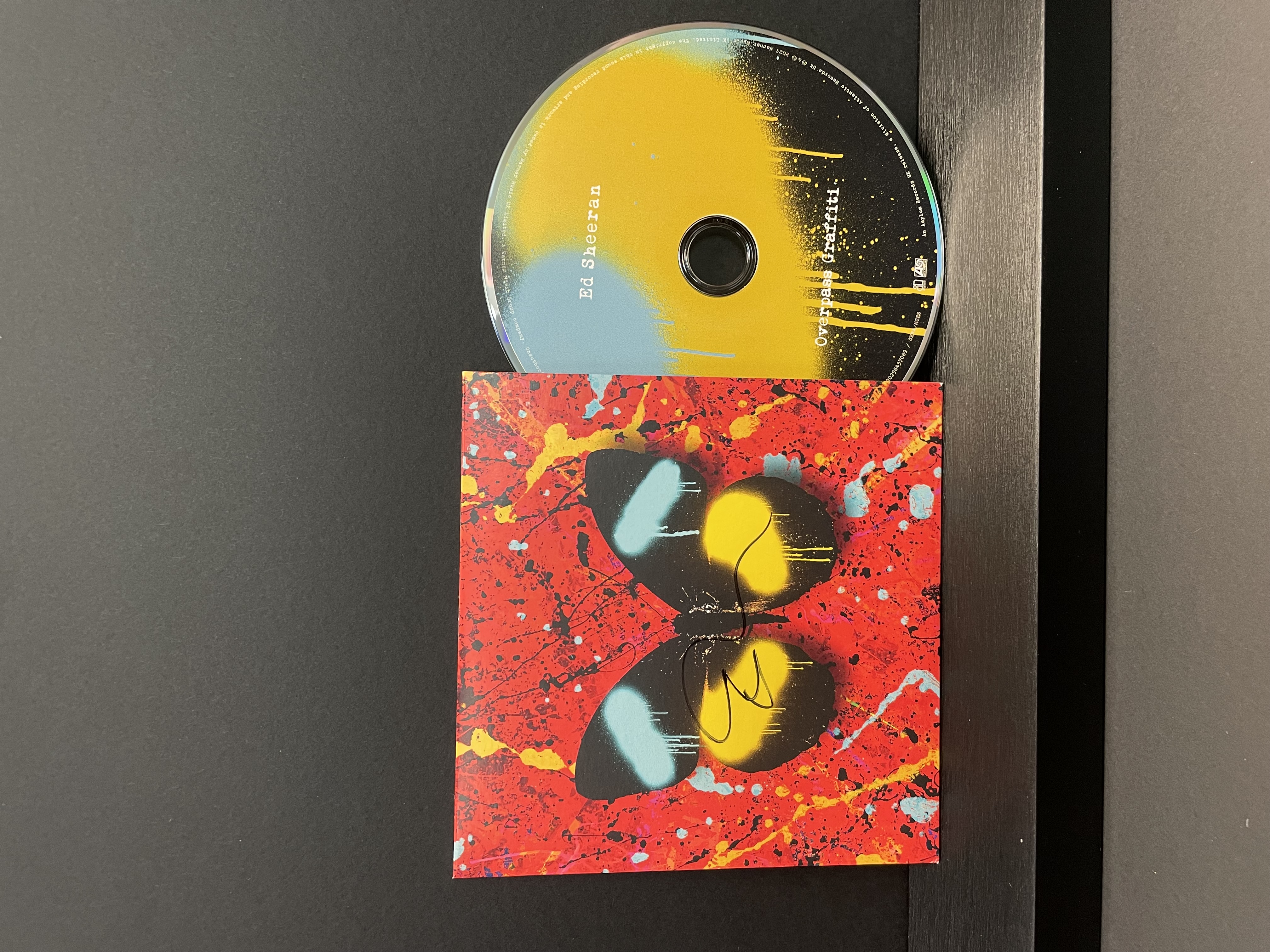 Ed Sheeran Signed ‘Overpass Graffiti’ CD – With COA