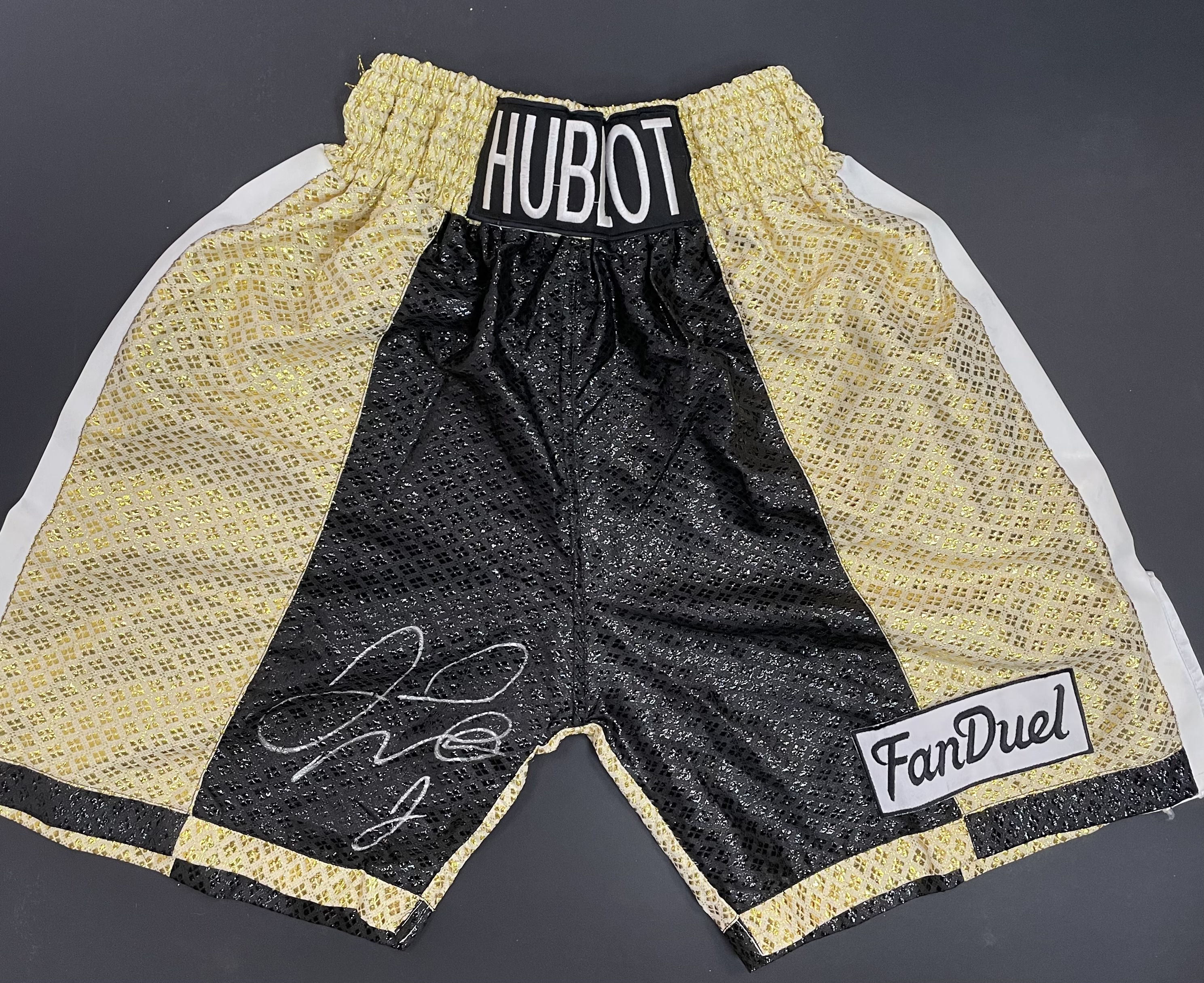Floyd Mayweather Hand Signed Replica Boxing Shorts with Certificate of Authenticity