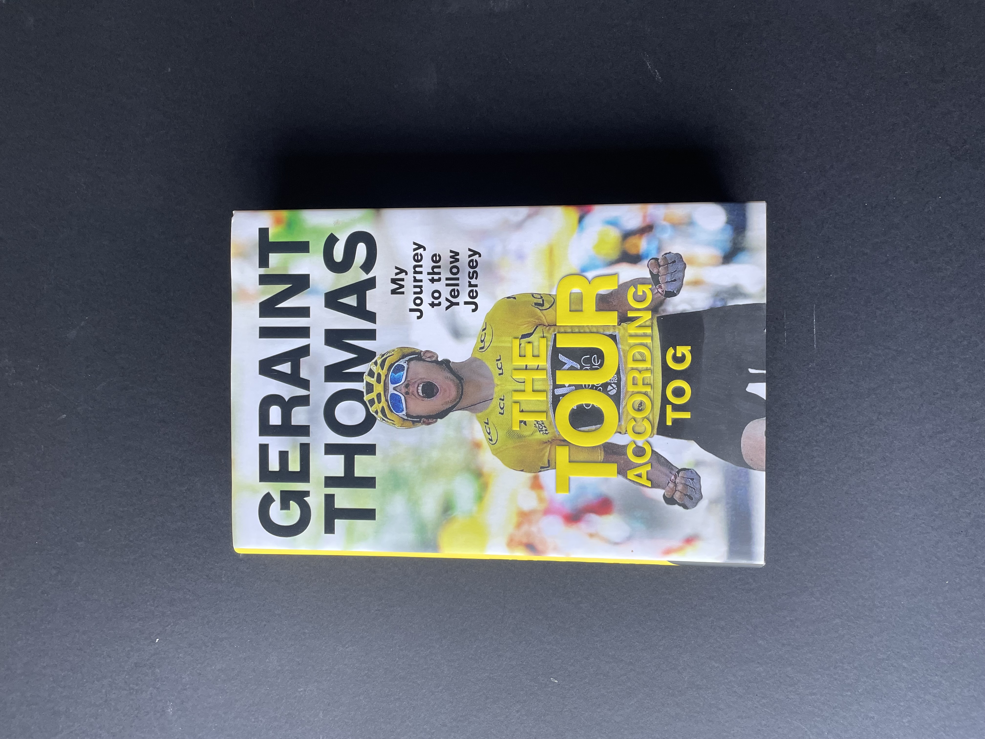 Geraint Thomas Hand Signed 'The Tour According to G' Hardback Book with Certificate of Authenticity
