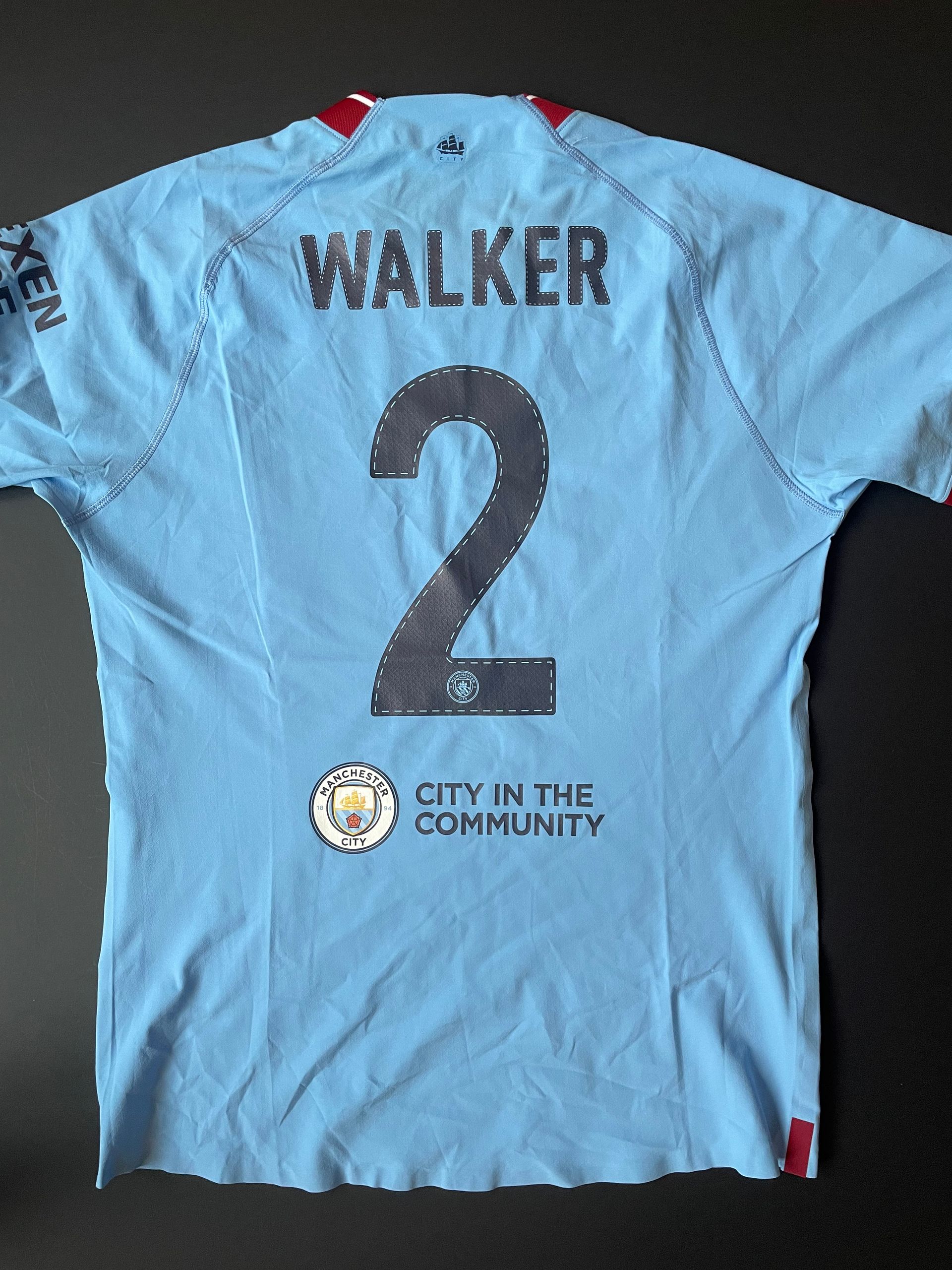 Kyle Walker Match Issue Manchester City FA Cup Final 2023 Shirt (With COA)