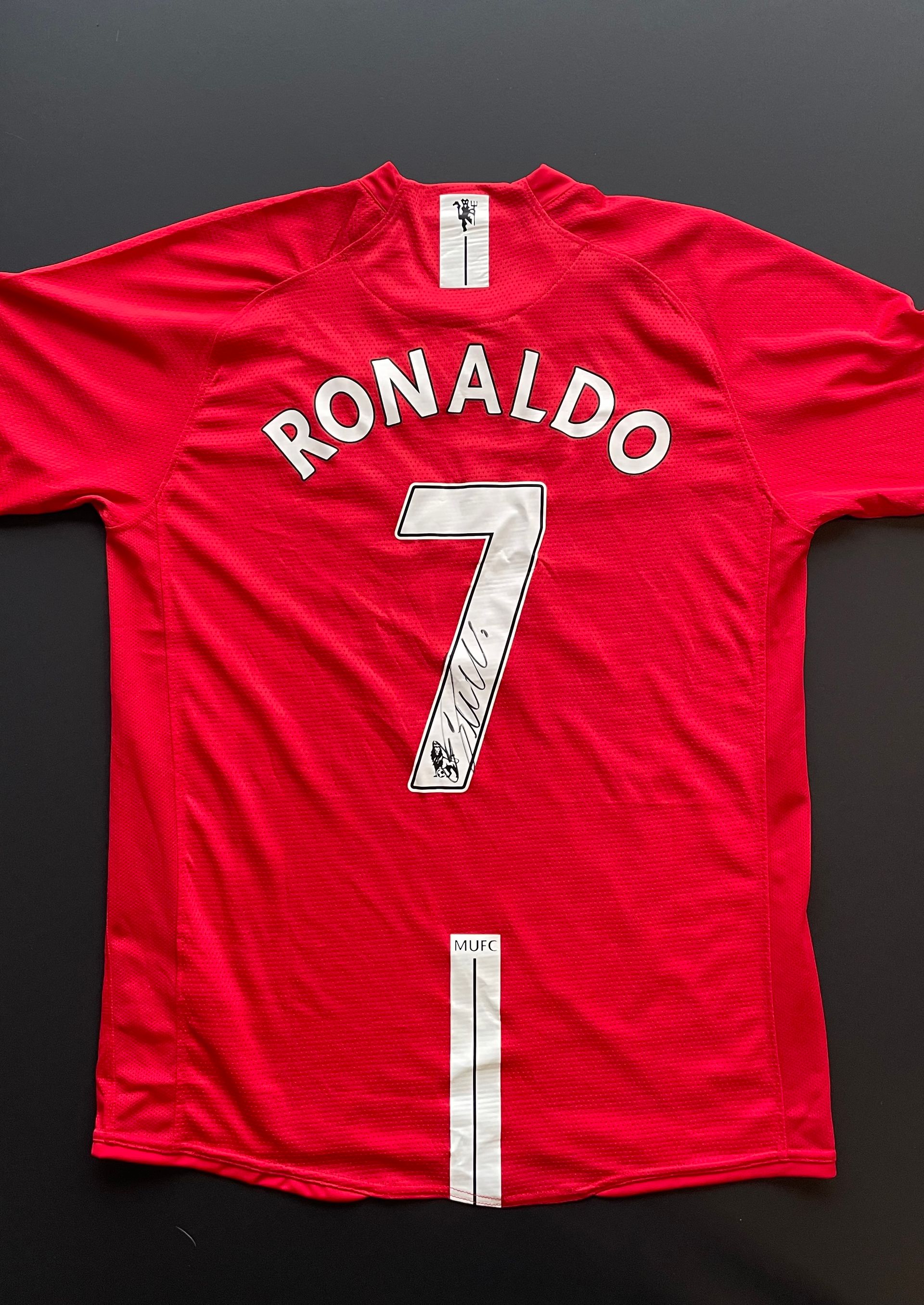 Signed Cristiano Ronaldo Replica Shirt (With COA)