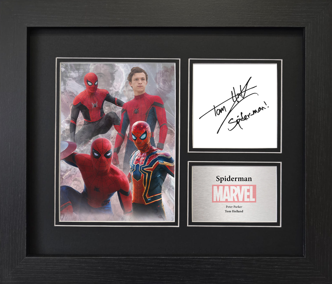 Tom Holland Spider-Man Framed Reproduction Signature Display