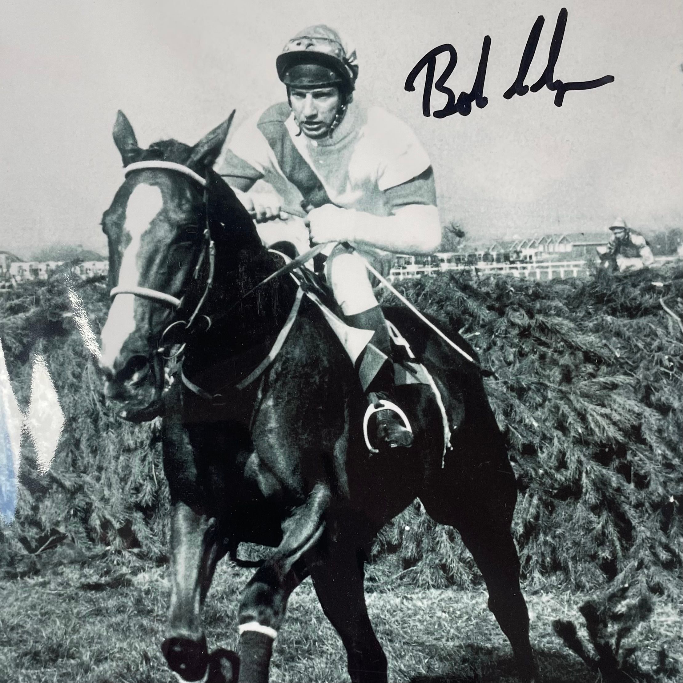 Bob Champion Signed Grand National Photograph – With COA