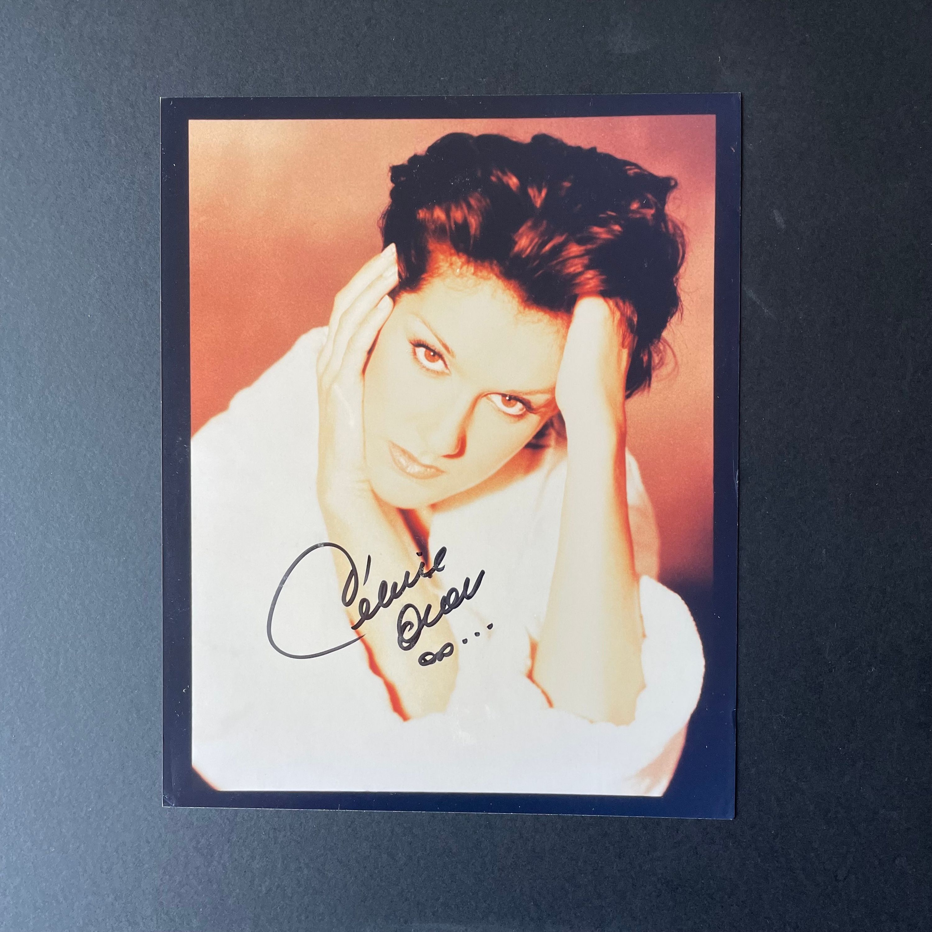 Celine Dion Hand Signed Photograph with Certificate of Authenticity