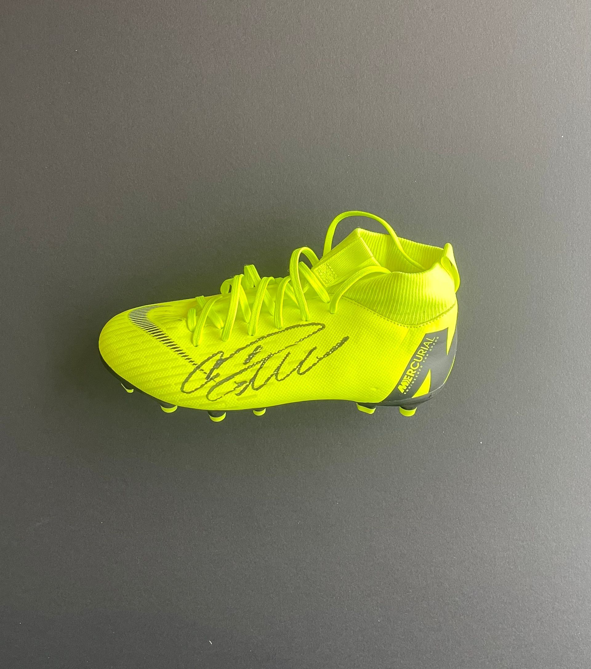 Cristiano Ronaldo signed boot