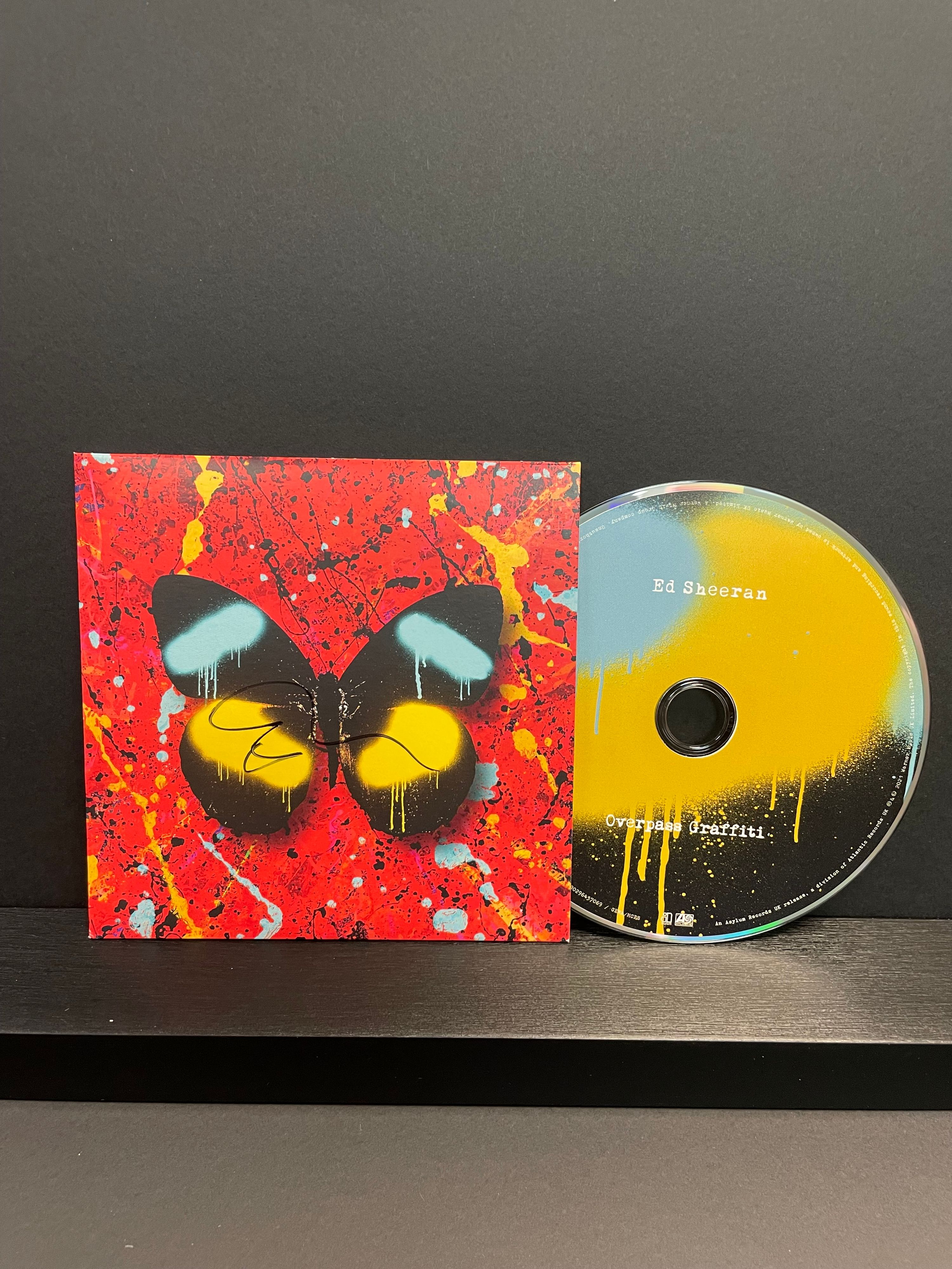 Ed Sheeran Signed ‘Overpass Graffiti’ CD – With COA