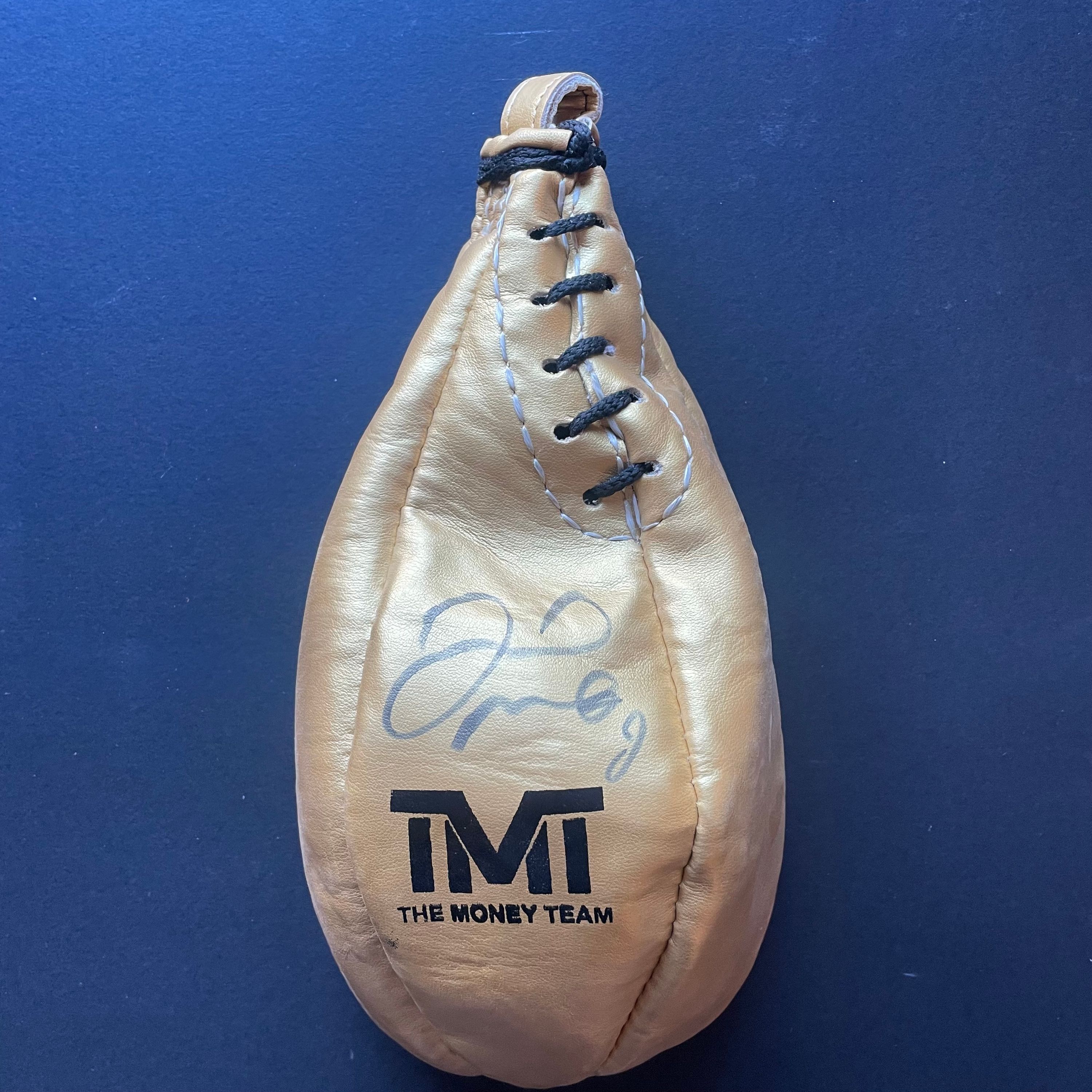 Floyd Mayweather Signed TMT Speedball – With COA