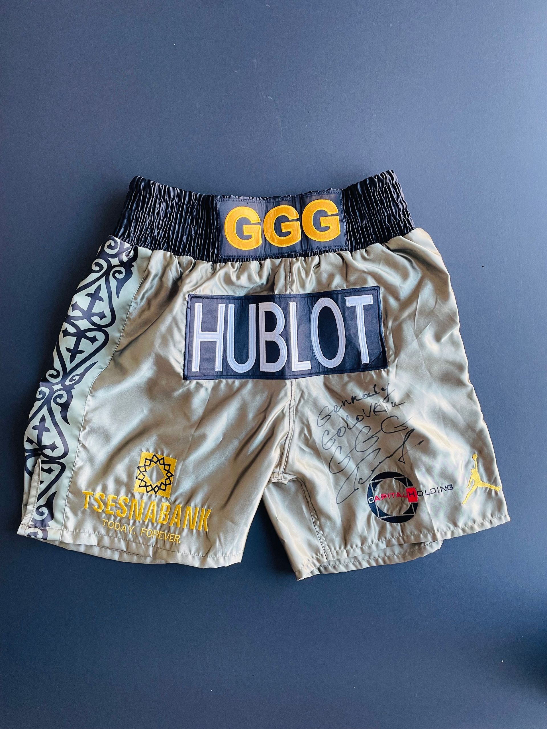 Gennady Golovkin signed boxing shorts