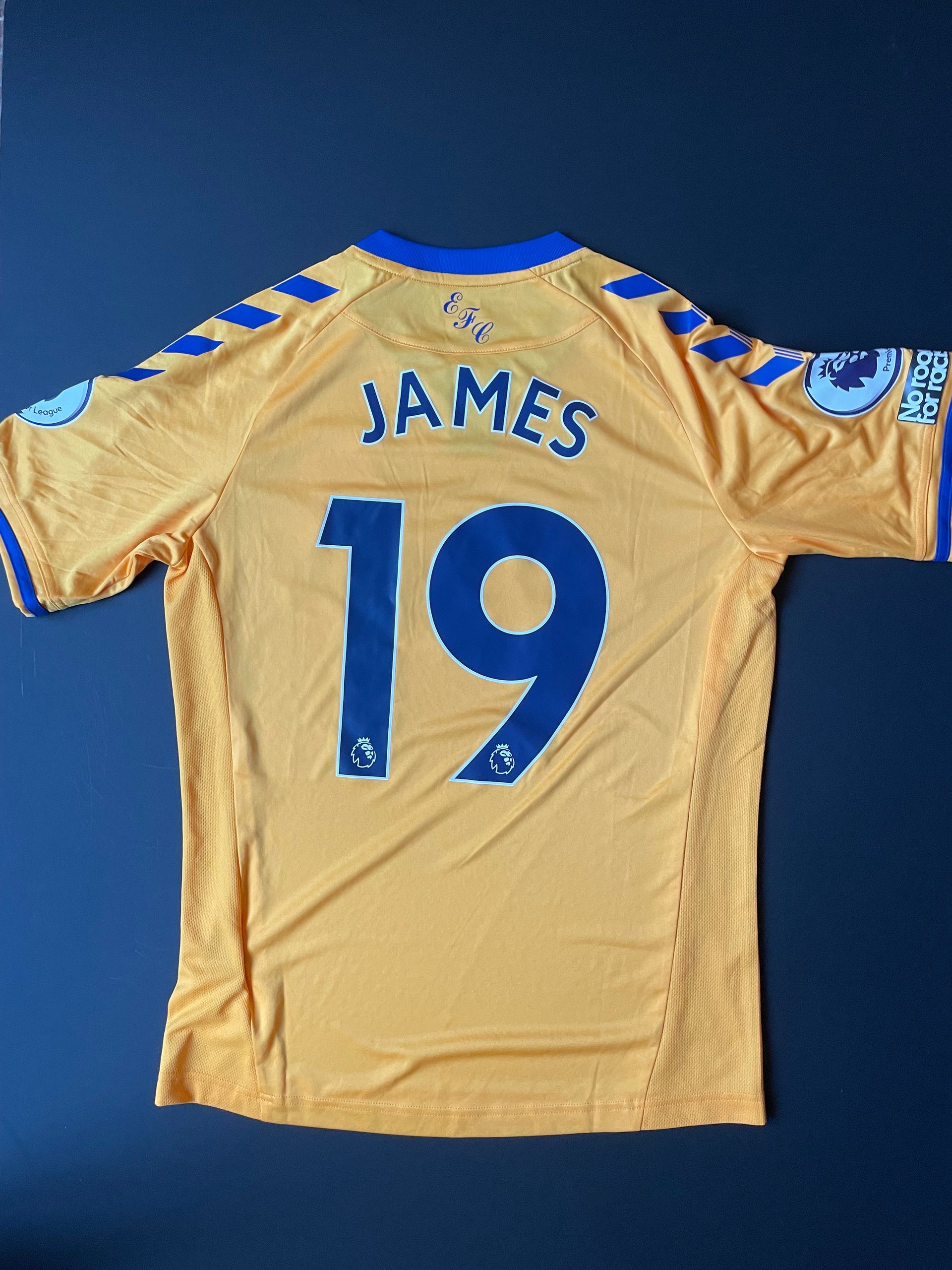 James Rodríguez Everton 2021–22 Season Second Away Shirt.