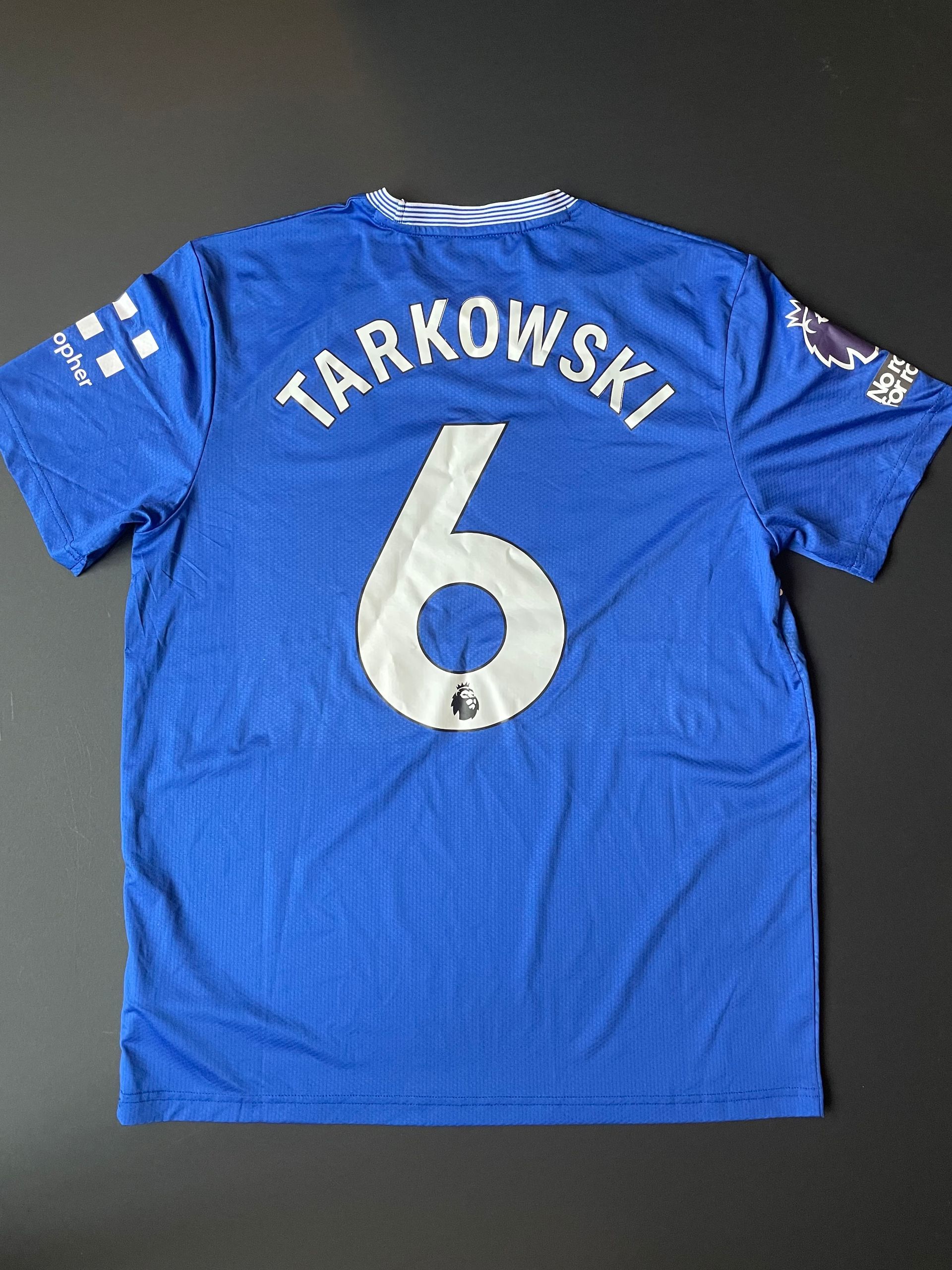 James Tarkowski Match Issue Everton 2023–24 Home Shirt