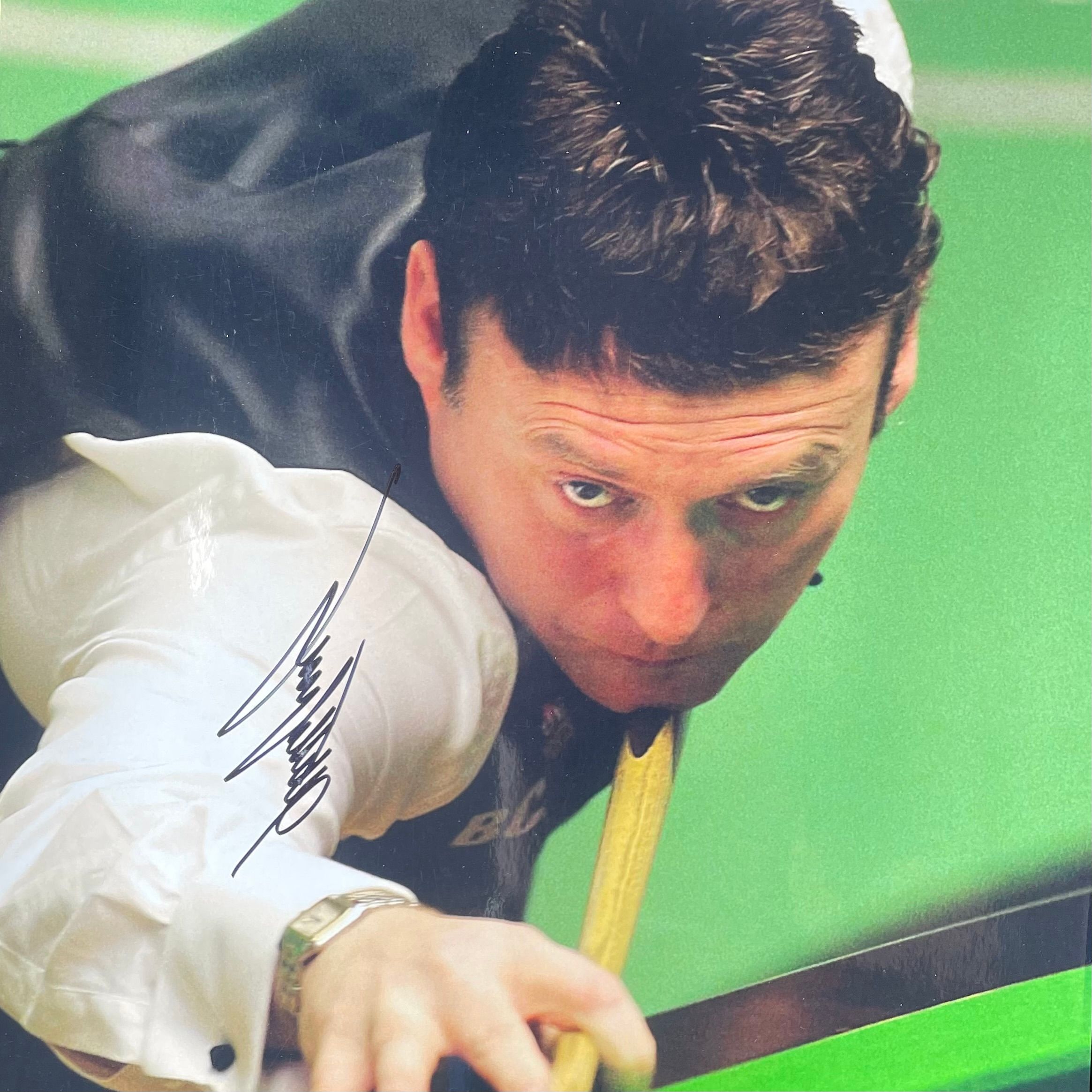 Jimmy White Signed Snooker Action Photograph – With COA