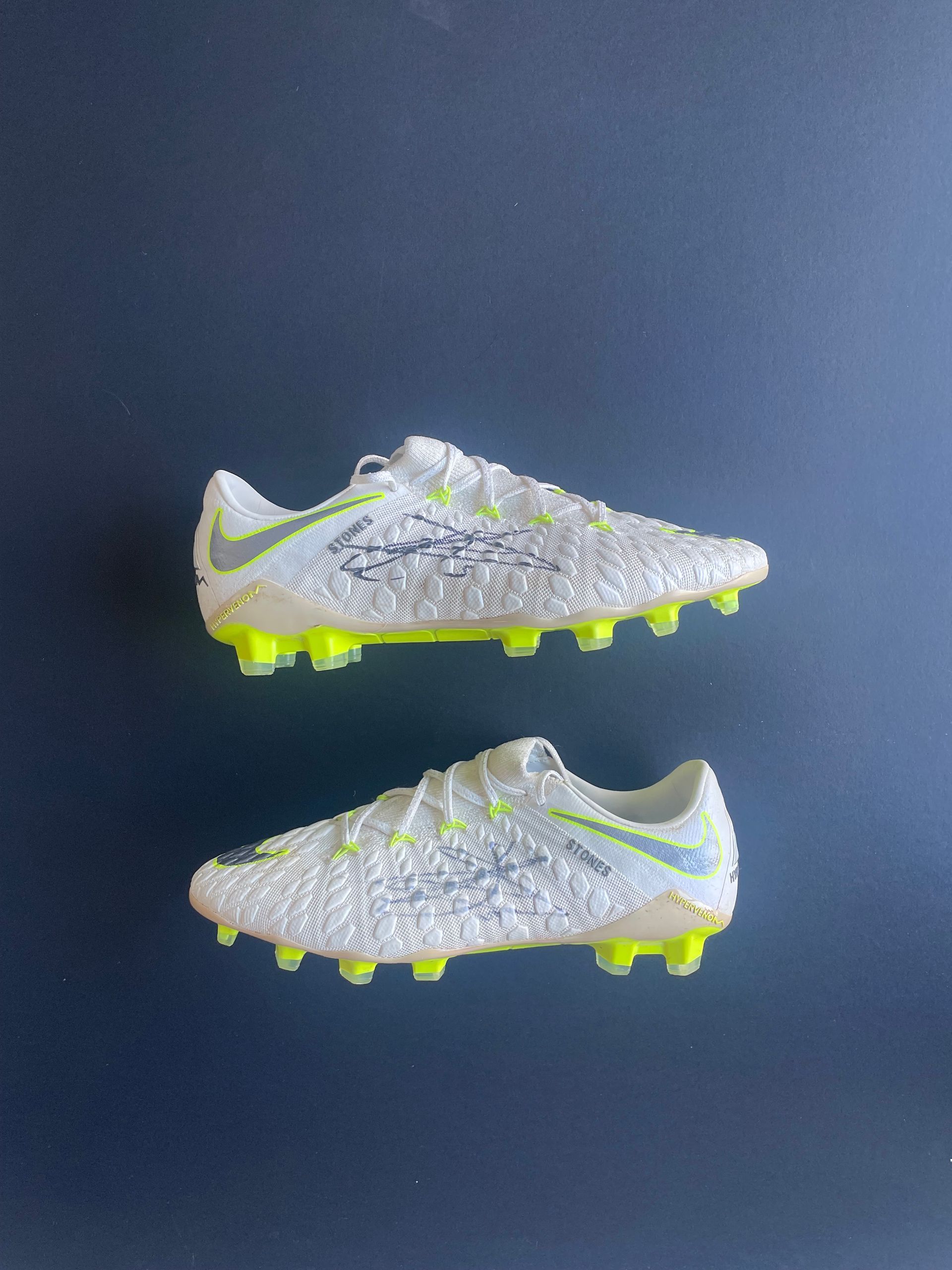 John Stones Signed Match Worn Boot