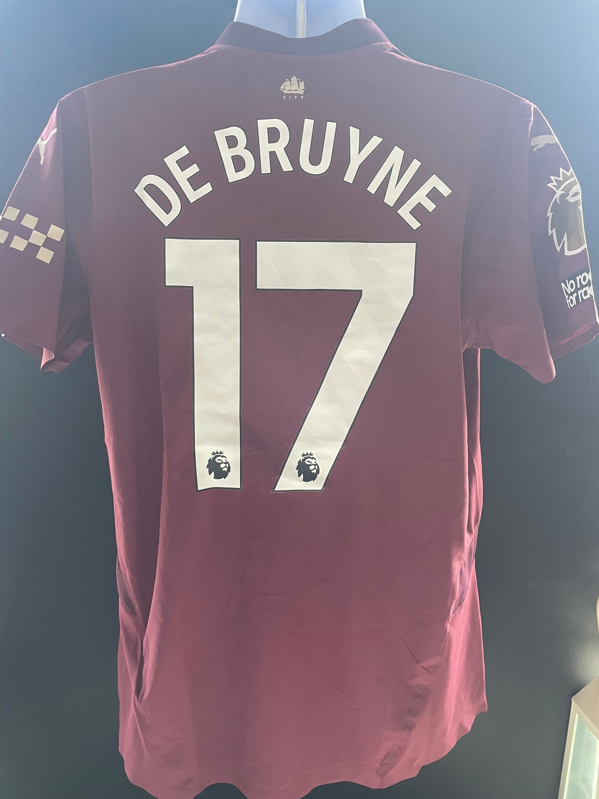 Kevin De Bruyne Match-Issue Manchester City 2023–24 Third Shirt