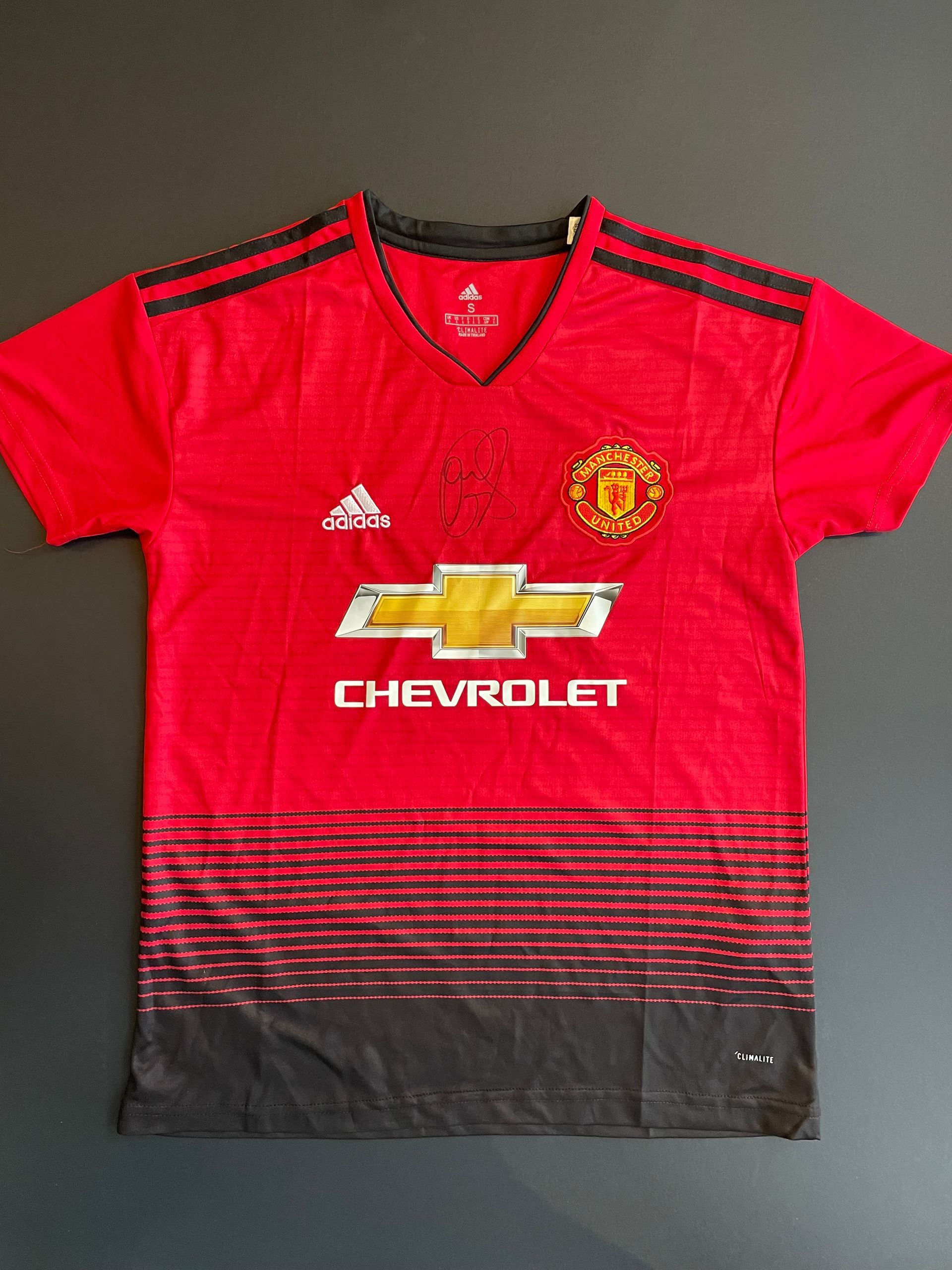 Ole Gunnar Solskjaer Signed Manchester United Shirt