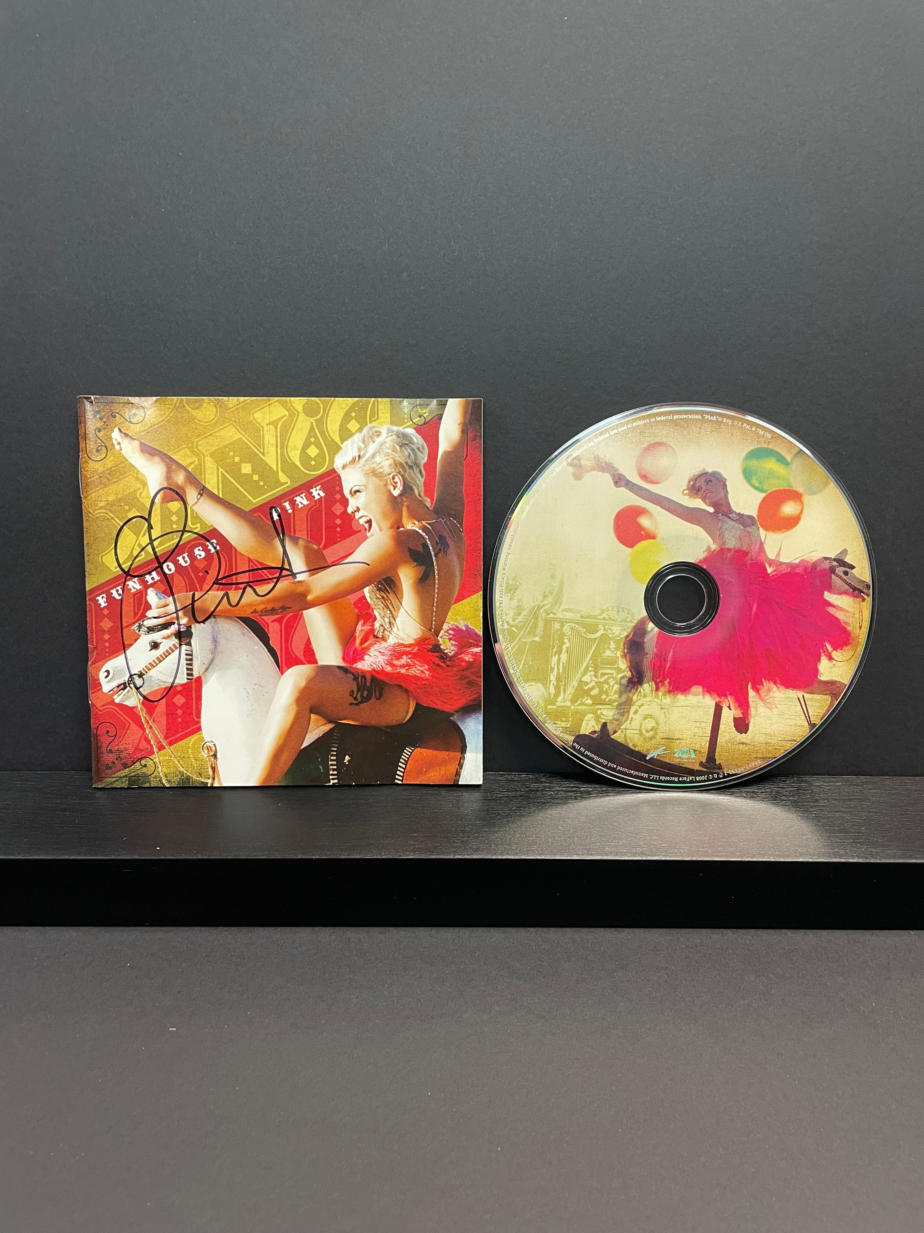 P!nk Signed Funhouse CD – With Certificate of Authenticity