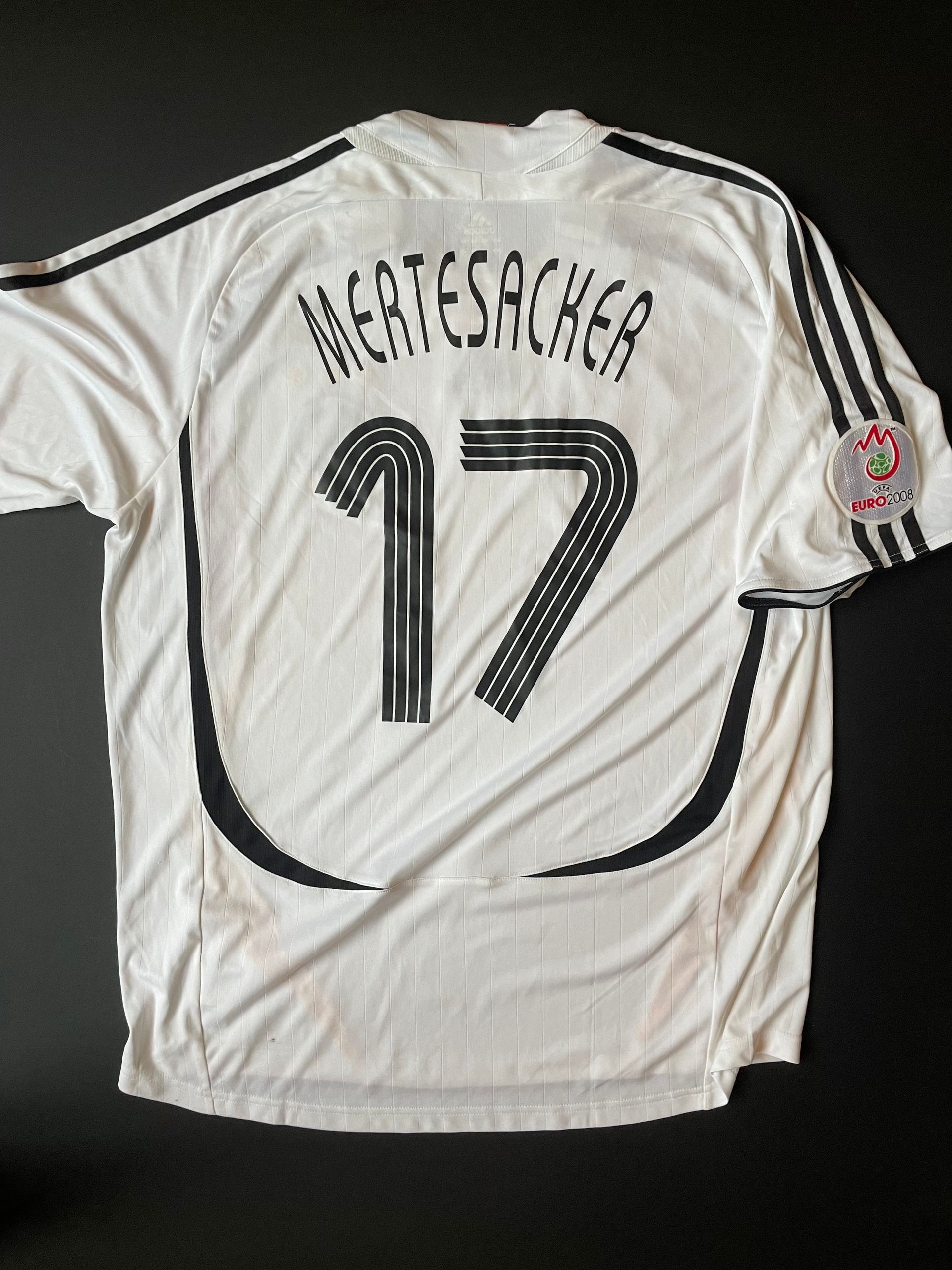 Per Mertesacker Match Issue Germany National Team 2006-08 Home Shirt