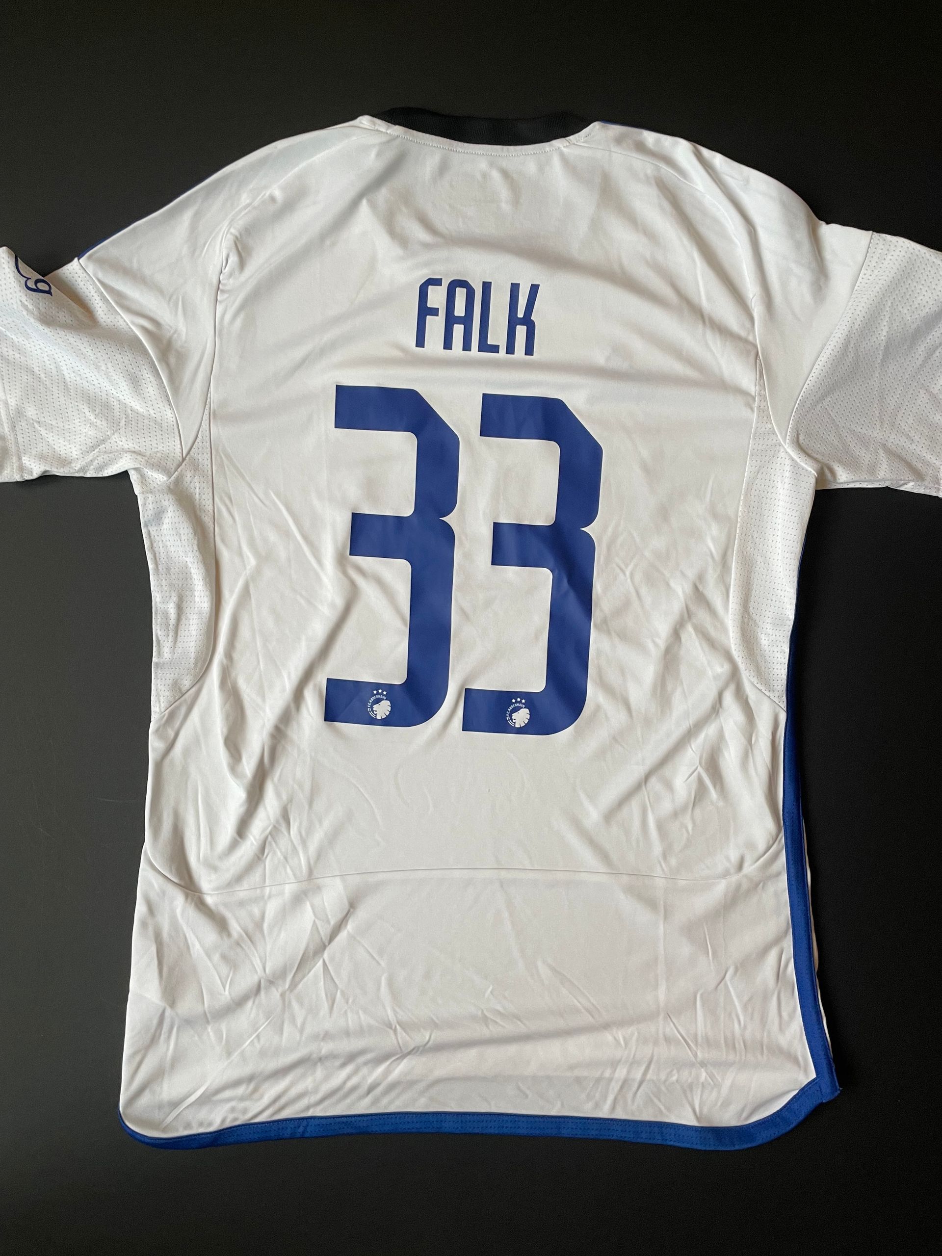 Rasmus Falk Match Issue FC Copenhagen Home Shirt - 2023–24 season, Champions League Version
