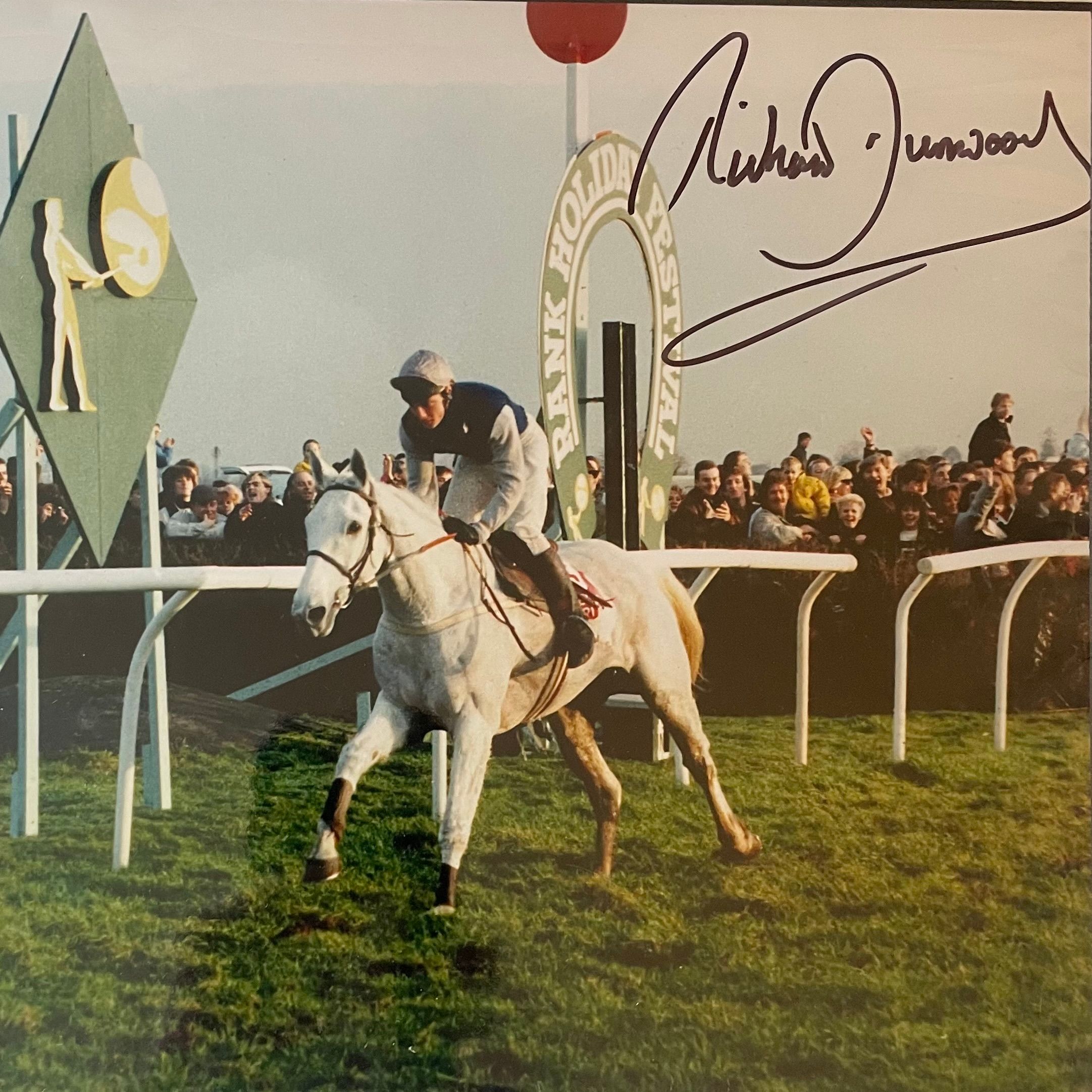 Richard Dunwoody Signed Horse Racing Photograph – With COA