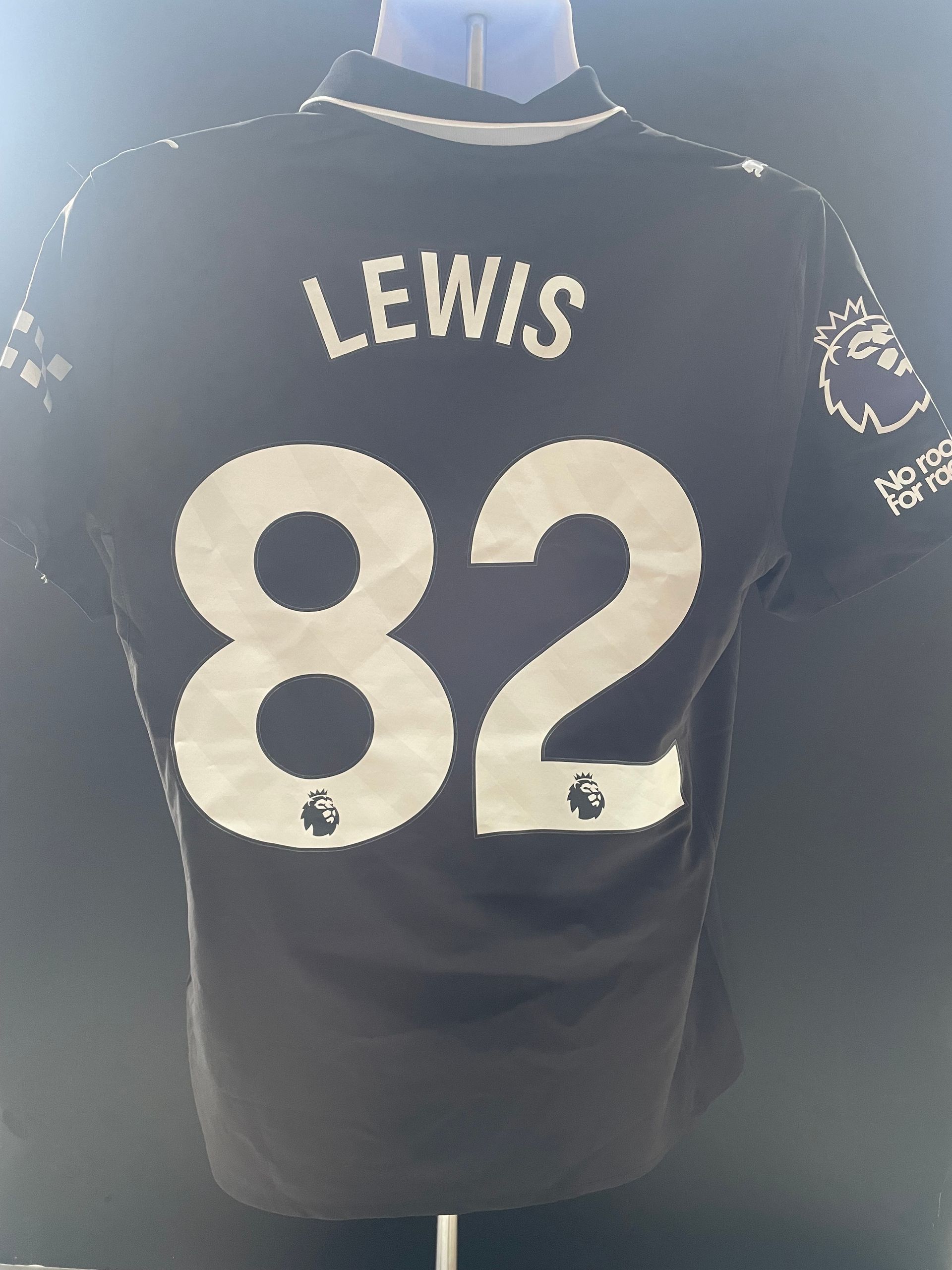 Rico Lewis match-issued shirt from the 2025/26 season.