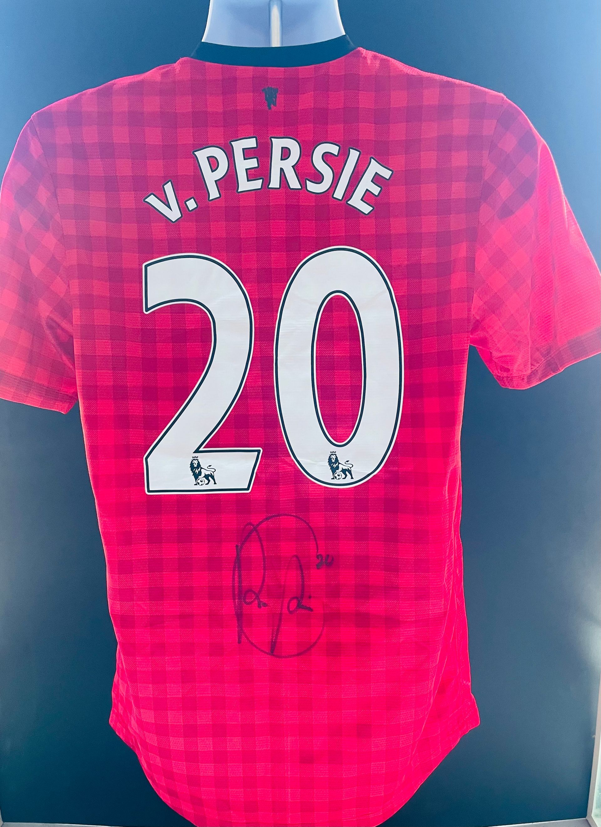 Robin van Persie Signed Manchester United 2012-13 Shirt – Premier League Champion Season