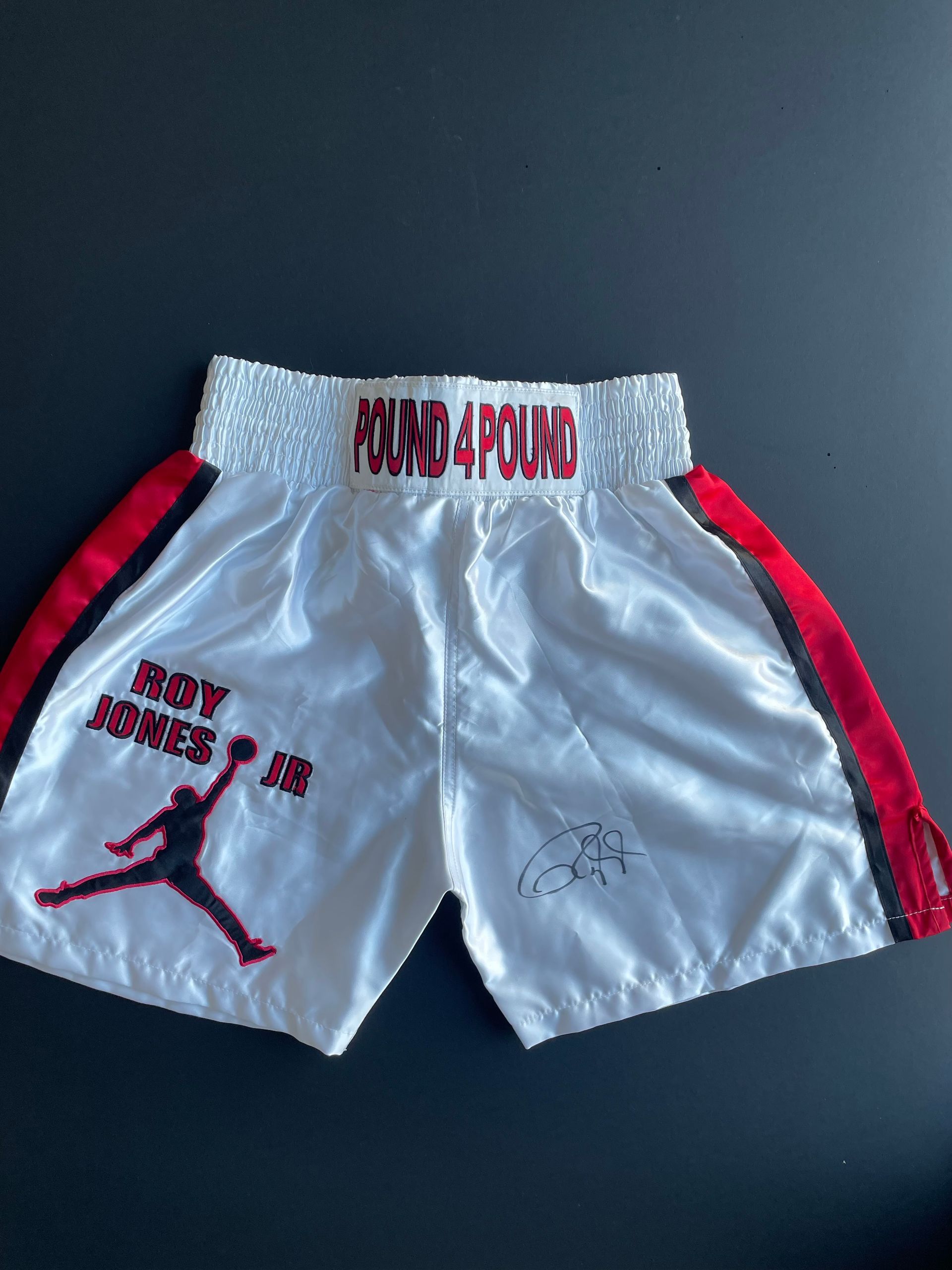 Roy Jones Jnr Signed Boxing Shorts